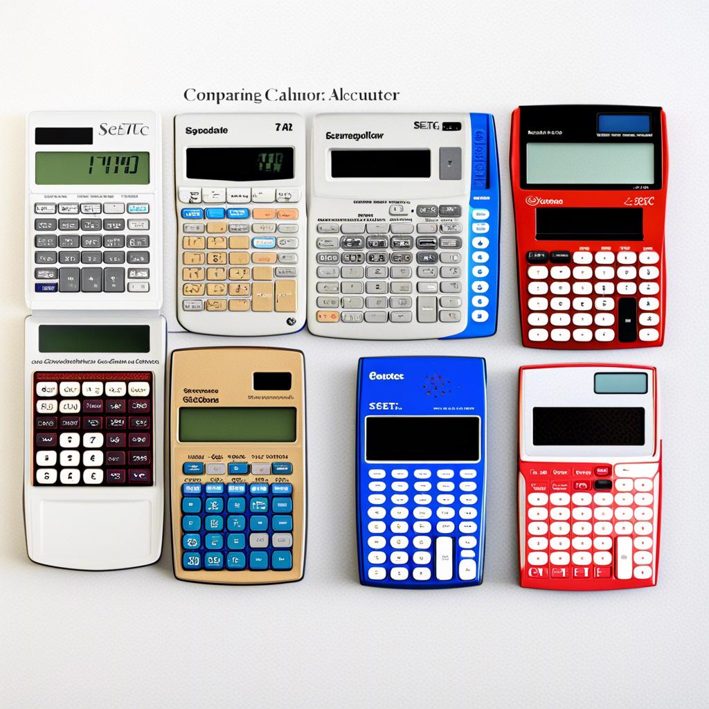 Comparing‍ the ⁤SETC Calculator to ⁤Other​ Popular Calculator Brands